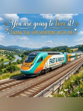 THANK YOU! 4-12-26 Fast & Fabulous Train! You are going to love it!!